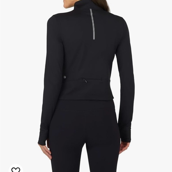 Yogalicious Lux Crosstrain Everyday Half Zip Jacket Black size X Large - Picture 3 of 7